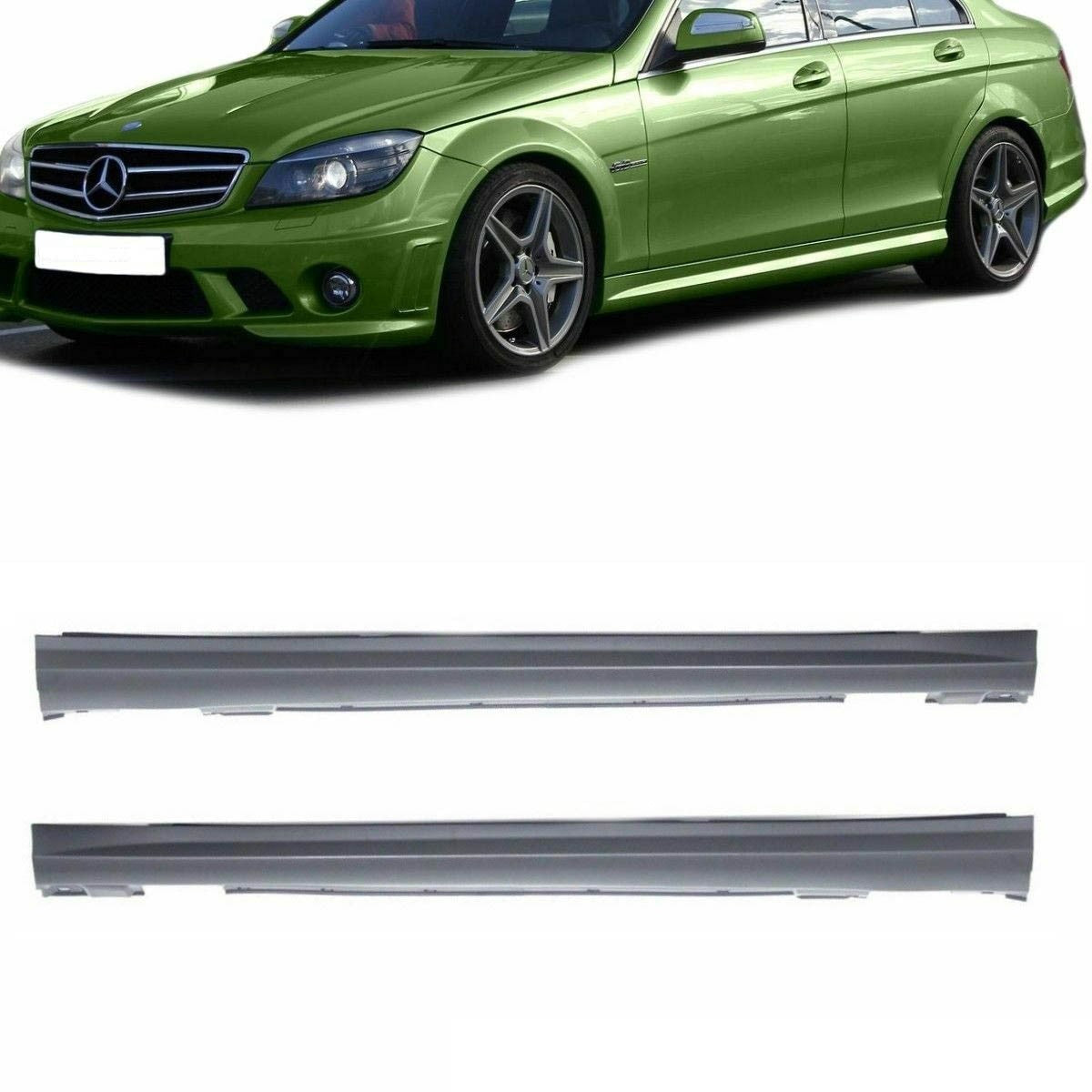 Seitenschweller Set passend für Mercedes C-Klasse W204 Limousine Kombi 2007-2015