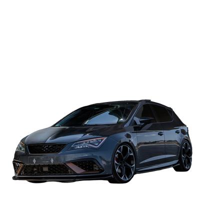 SS10.012 - Seitenschweller passend für SEAT Leon FR 2012-2019 Version 2 Hochglanz Schwarz
