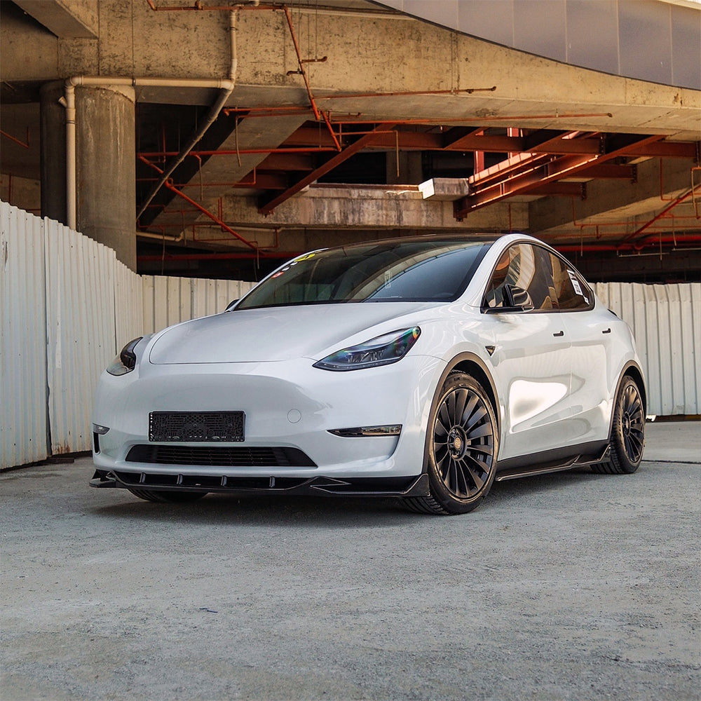 Seitenschweller passend für TESLA Model Y 2020-2025 Hochglanz Schwarz
