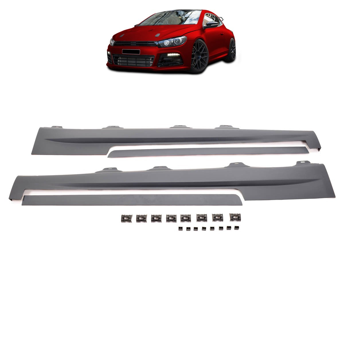 Seitenschweller Set passend für VW Scirocco III 2008-2017 R