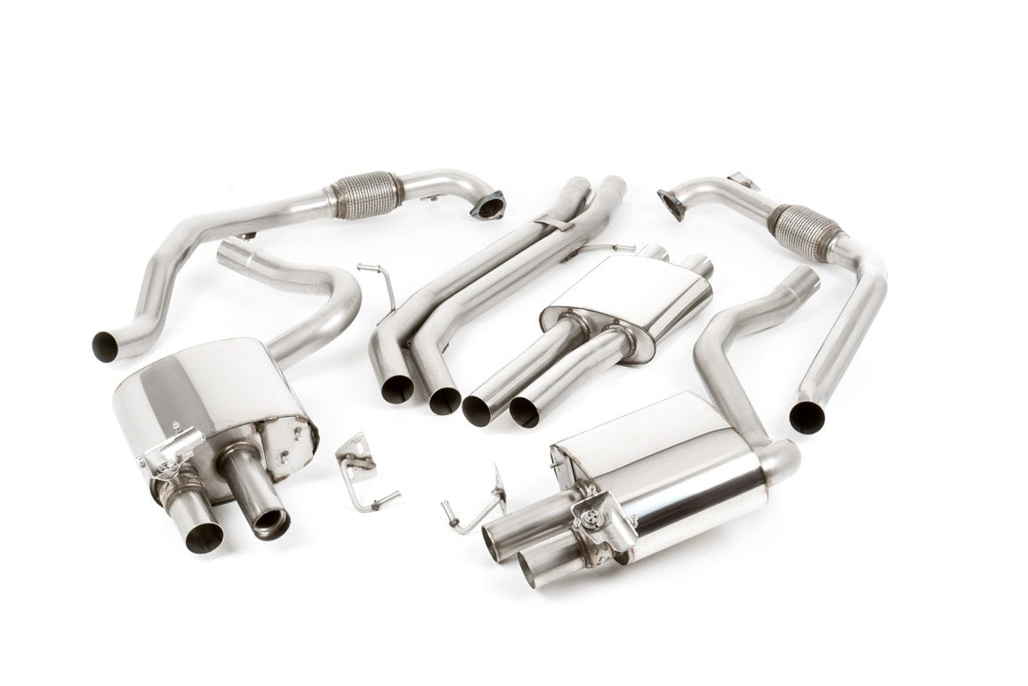 Milltek Sport Auspuffanlage passend für Audi S4 3.0 Turbo V6 B9 - Saloon/Sedan & Avant (Non Sport Diff Models) - Right Han...