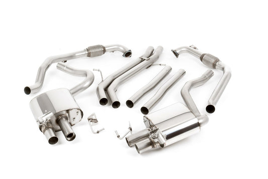 Milltek Sport Auspuffanlage passend für Audi S4 3.0 Turbo V6 B9 - Saloon/Sedan & Avant (Non Sport Diff Models) - Right Han...