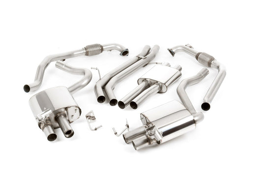 Milltek Sport Auspuffanlage passend für Audi S4 3.0 Turbo V6 B9 - Saloon/Sedan & Avant (Sport Diff Models Only & Without B...