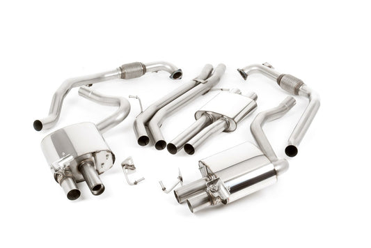 Milltek Sport Auspuffanlage passend für Audi S4 3.0 Turbo V6 B9 - Saloon/Sedan & Avant (Sport Diff Models Only & Without B...