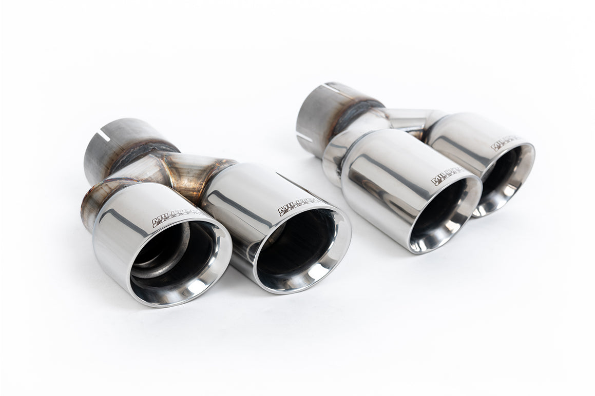 Milltek Sport Sportauspuff passend für Audi S4 3.0 Supercharged V6 B8 - polierte Endrohre