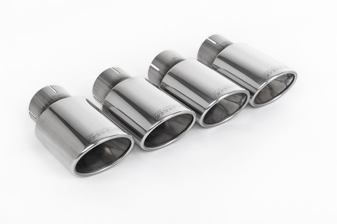 Milltek Sport Sportauspuff passend für Audi S3 2.0 quattro - polierte Endrohre