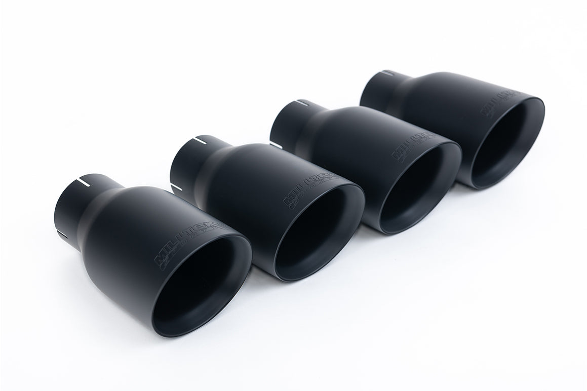 Milltek Sport Sportauspuff passend für Audi S4 & S5 3.0 B8.5 - schwarze Endrohre