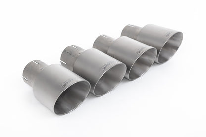 Milltek Sport Sportauspuff passend für Audi S4 & S5 3.0 B8.5 - titan Endrohre