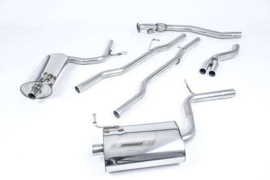 Milltek Sport Auspuffanlage passend für Audi A4 1.8T B6 quattro Saloon Avant 190BHP