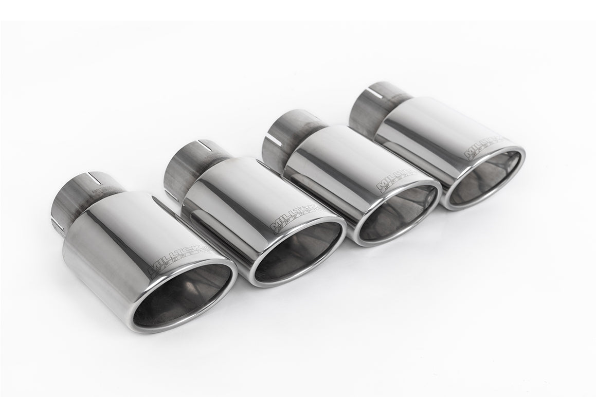 Milltek Sport Sportauspuff passend für Audi S4 & S5 3.0 V6 B9 - polierte Endrohre