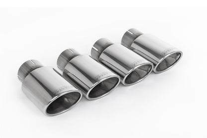 Milltek Sport Sportauspuff passend für Audi S4 & S5 3.0 V6 B9 - polierte Endrohre