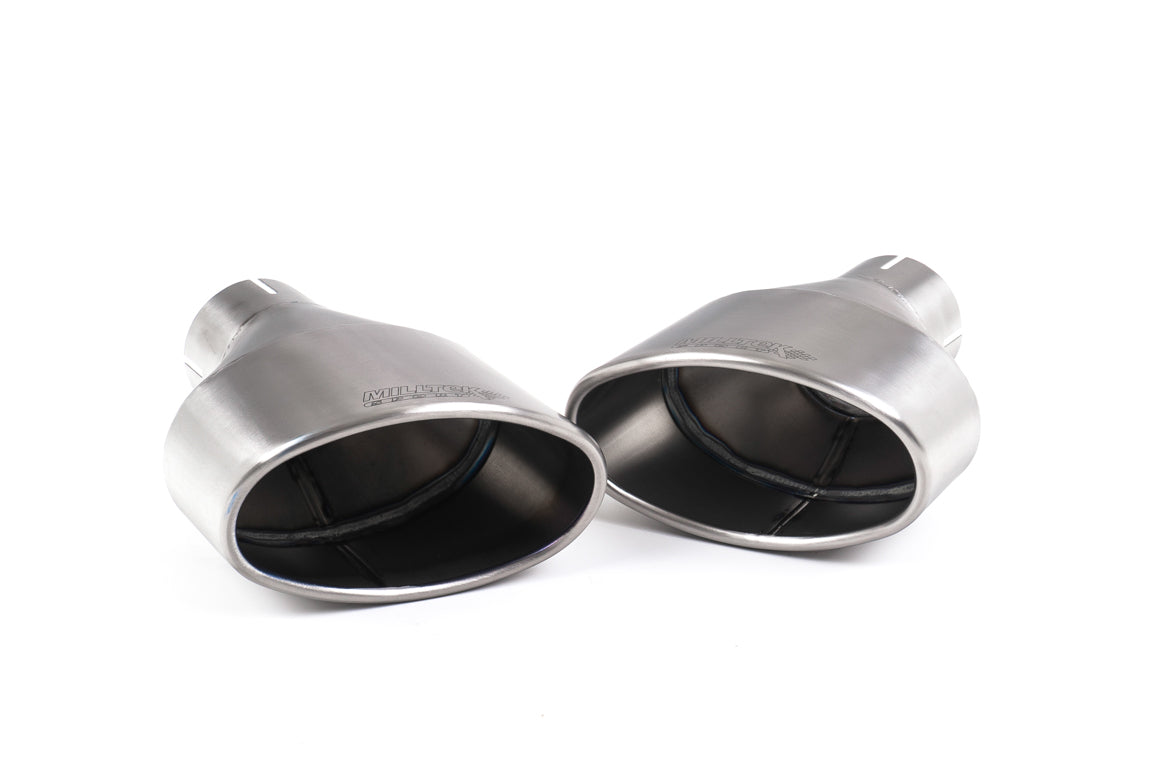 Milltek Sport Auspuffanlage passend für Audi RS3 8V Limousine 2,5TFSI 400PS Ø76mm resonated - titan Endrohre