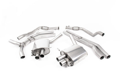 Milltek Sport Auspuffanlage passend für Audi RS5 B9 2.9 V6 Turbo Sportback - titan Endrohre