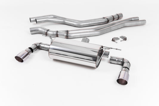 Milltek Sport Auspuffanlage passend für BWM 1 M140i F20&F21 - polierte Endrohre