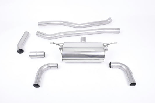 Milltek Sport Auspuffanlage passend für BMW 3 F30 320i L M Sport Saloon - titan Endrohre