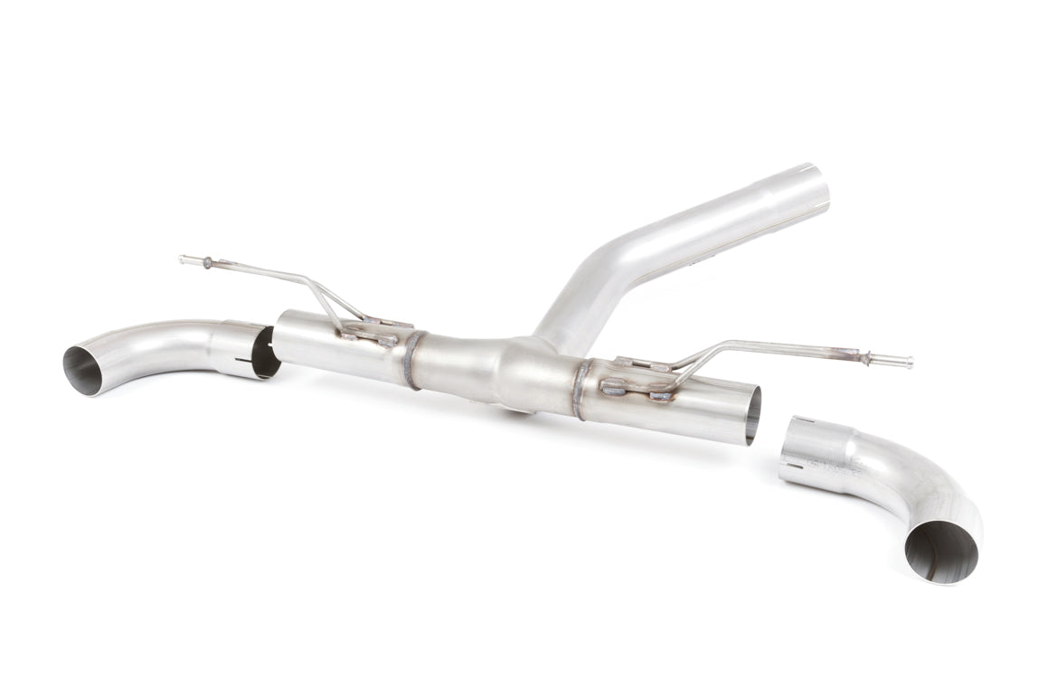 Milltek Sport Auspuffanlage passend für BMW 1 Series 120i & 125i F20/21 B48 - schwarze Cerakote Endrohre