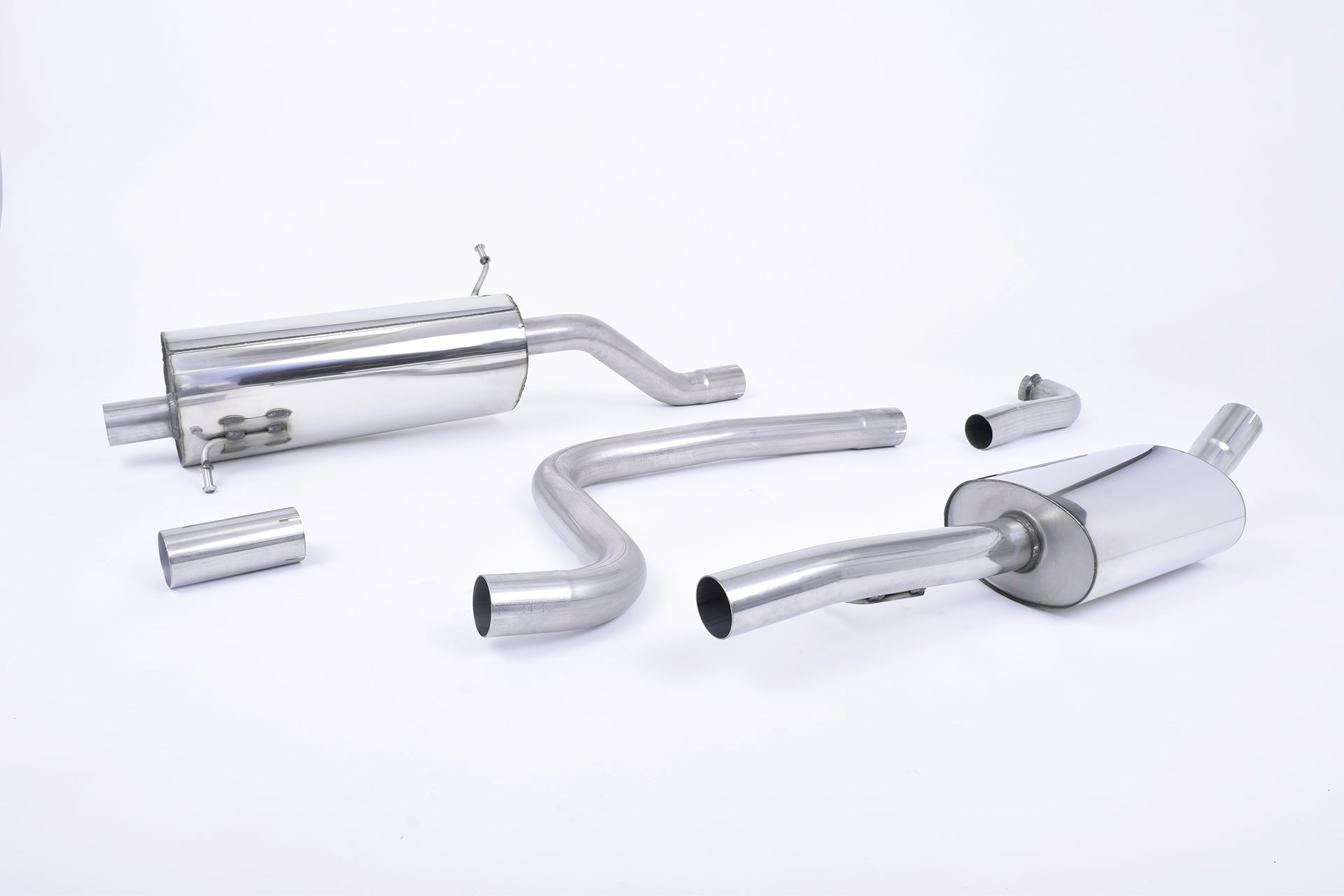 Milltek Sport Auspuffanlage passend für Ford Fiesta MK8 1.0EcoBoost 101PS 125PS 140 PS ST-Line ohne OPF - schwarze Endrohre