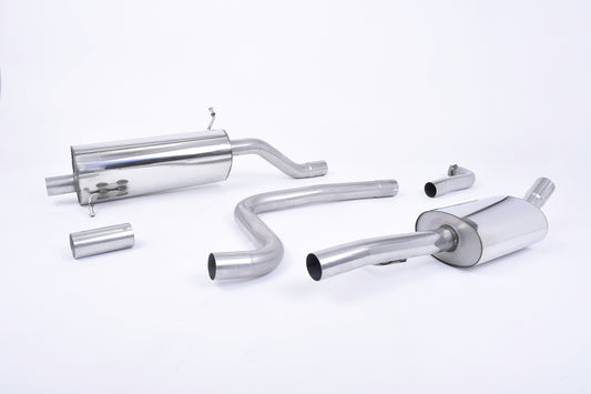 Milltek Sport Auspuffanlage passend für Ford Fiesta MK8 1.0EcoBoost 101PS 125PS 140 PS ST-Line ohne OPF - titan-geflämmte ...