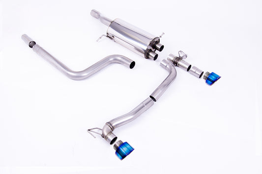 Milltek Sport Abgasanlage passend für Ford Fiesta MK8 ST 1.5 200PS BJ. 2018-09/2020 mit Maxton Ansatz - titan geflämmte En...