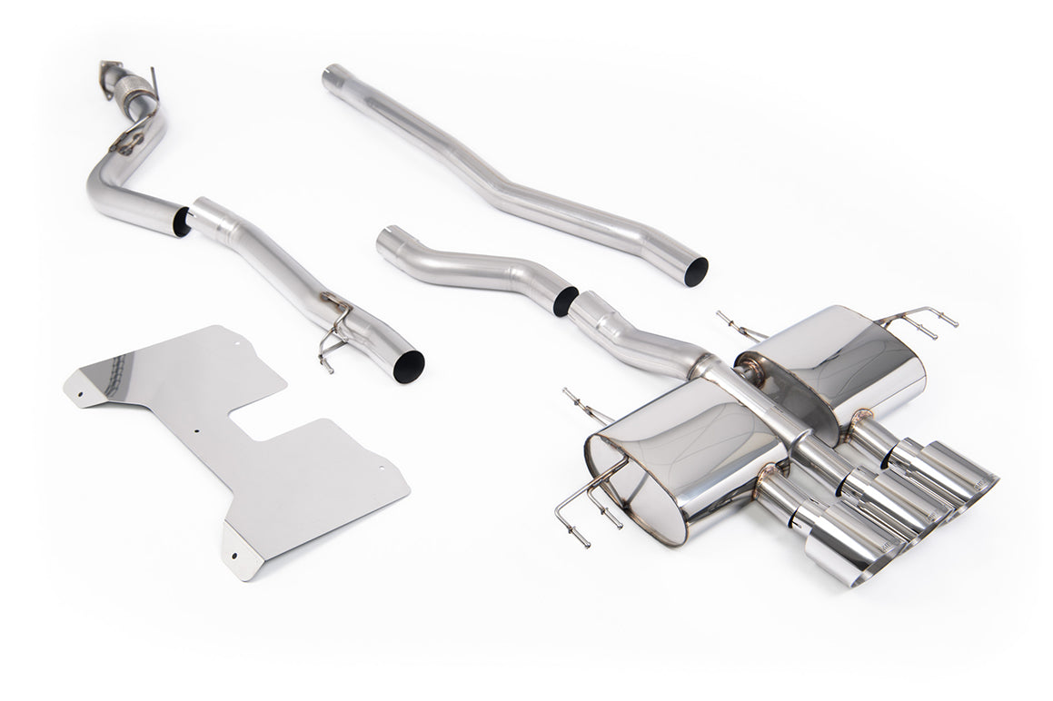 Milltek Sport Auspuffanlage passend für Honda Acura Civic Type R FL5 2.0 I-VTEC (lautere Version) - polierte Endrohre