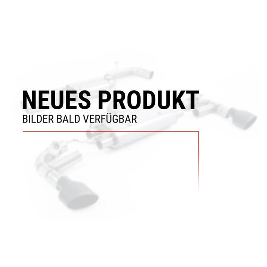 Milltek Sport Abgasanlage passend für Hyundai Kona N 2.0 Turbo ohne OPF - resonated - schwarze Endrohre