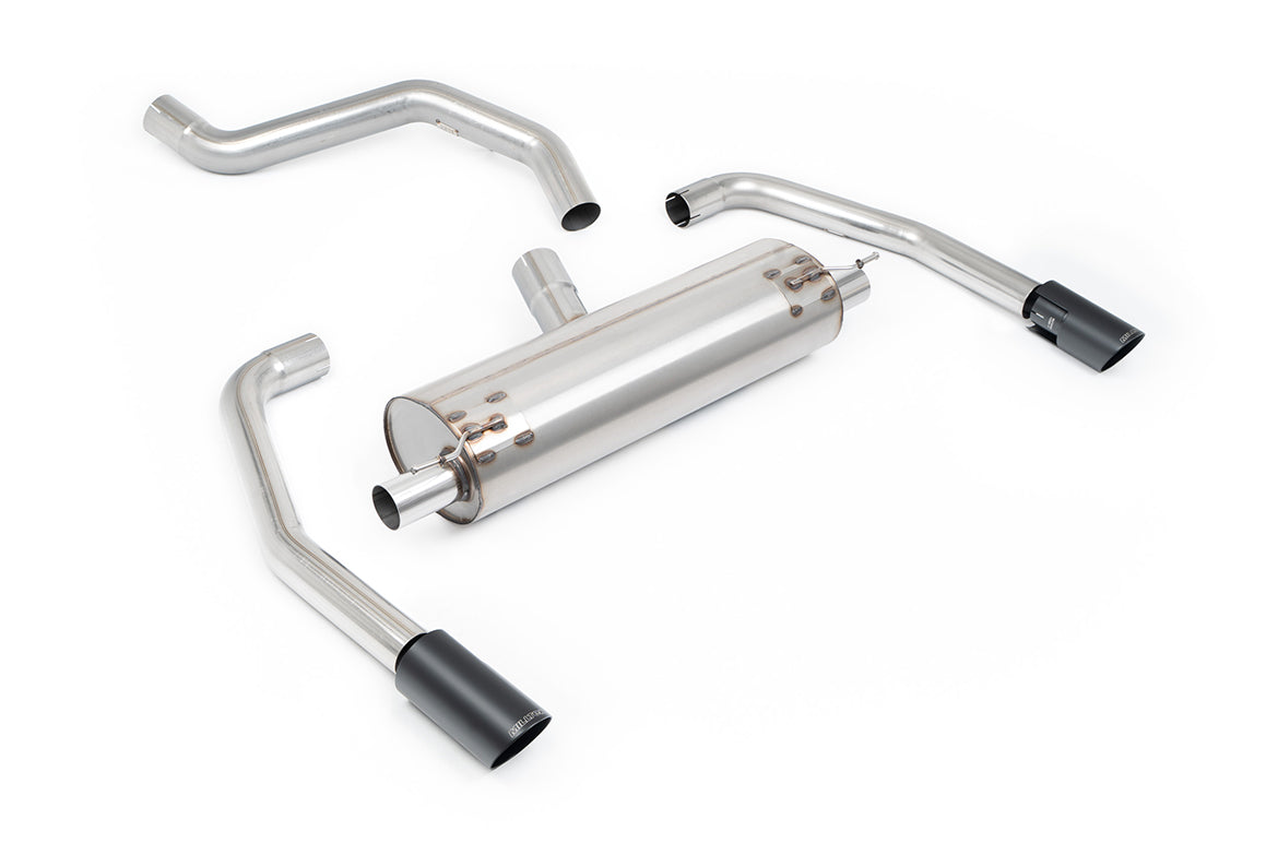 Milltek Sport Abgasanlage passend für Ineos Quatermaster B57 Diesel & B58 3.0 - resonated - schwarze Endrohre mit versteck...