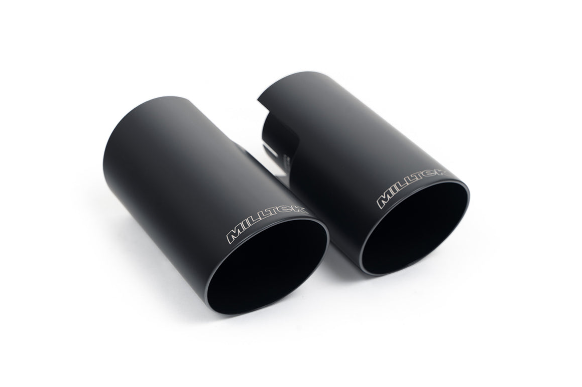 Milltek Sport Abgasanlage passend für Ineos Quatermaster B57 Diesel & B58 3.0 - resonated - schwarze Endrohre mit versteck...