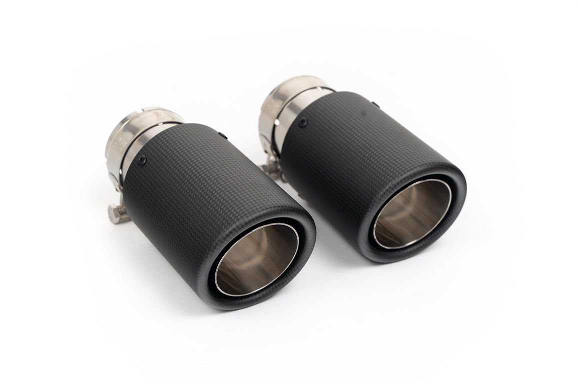 Milltek Sport Abgasanlage passend für Ineos Quatermaster B57 Diesel & B58 3.0 - resonated - Carbon Endrohre