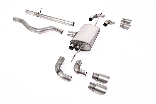 Milltek Sport Auspuffanlage passend für Land Rover Range Rover Defender 110 3.0 I6 P400 - titan Endrohre