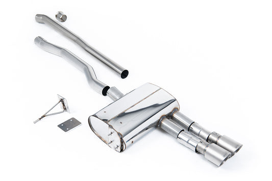 Milltek Sport Auspuffanlage passend für Mini Cooper Mk3 F55 S 2.0 Turbo - titan Endrohre