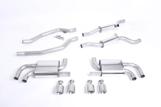 Milltek Sport Auspuffanlage passend für Porsche Cayenne 958 Turbo 4.8 V8 Cup-Style