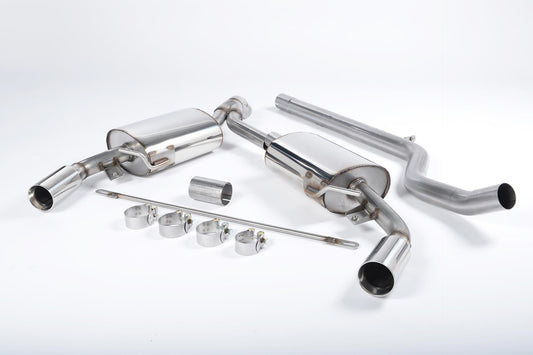 Milltek Sport Auspuffanlage passend für Renault Clio 197 2.0 16v - polierte Endrohre