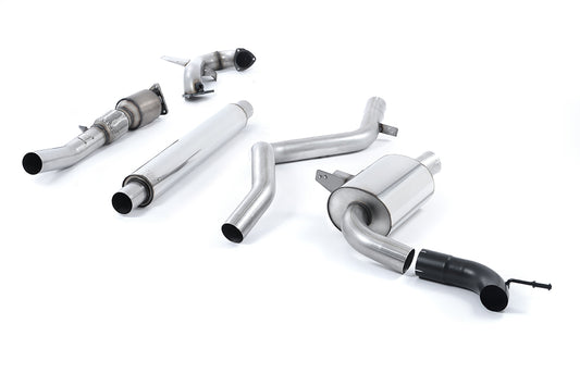 Milltek Sport Auspuffanlage passend für Renault Alpine Megane Renaultsport 250 & 265 resonated (quieter) - mit Kat