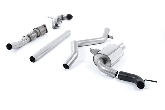 Milltek Sport Auspuffanlage passend für Renault Alpine Megane Renaultsport 250 & 265 non-resonated (louder) - mit Kat