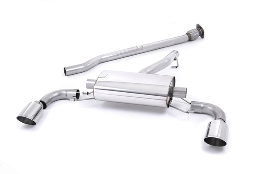 Milltek Sport Auspuffanlage passend für Subaru BRZ 2.0 & 2.4 & Toyota GT86 2.0 - polierte Endrohre