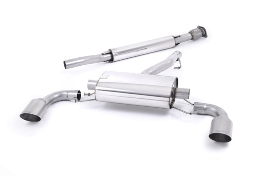 Milltek Sport Auspuffanlage passend für Toyota GT86 Subaru BRZ 2.0 & 2.4 - gebürstete titan Endrohre