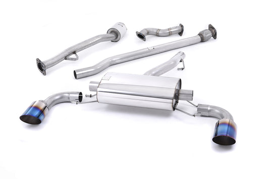 Milltek Sport Auspuffanlage passend für Subaru BRZ 2.0 & Toyota GT86 2.0 - titan geflämmte Endrohre