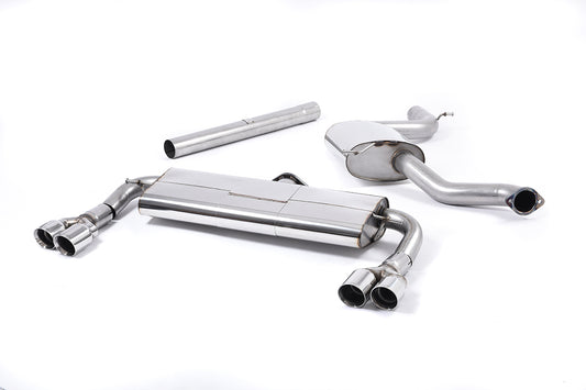 Milltek Sport Auspuffanlage passend für Seat Leon 3 Typ 5F Cupra 280/290PS - Rund 2x80mm Poliert
