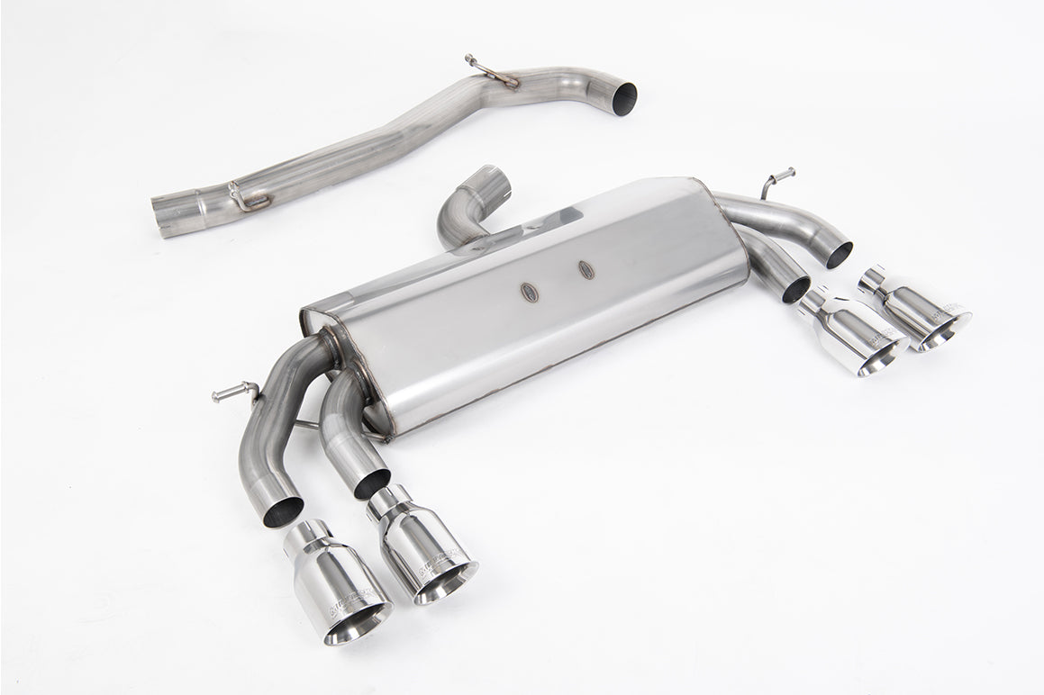 Milltek Sport Abgasanlage passend für VW Golf VII R 2.0 TSI 4motion Facelift - non-resonated - runde polierte Endrohre