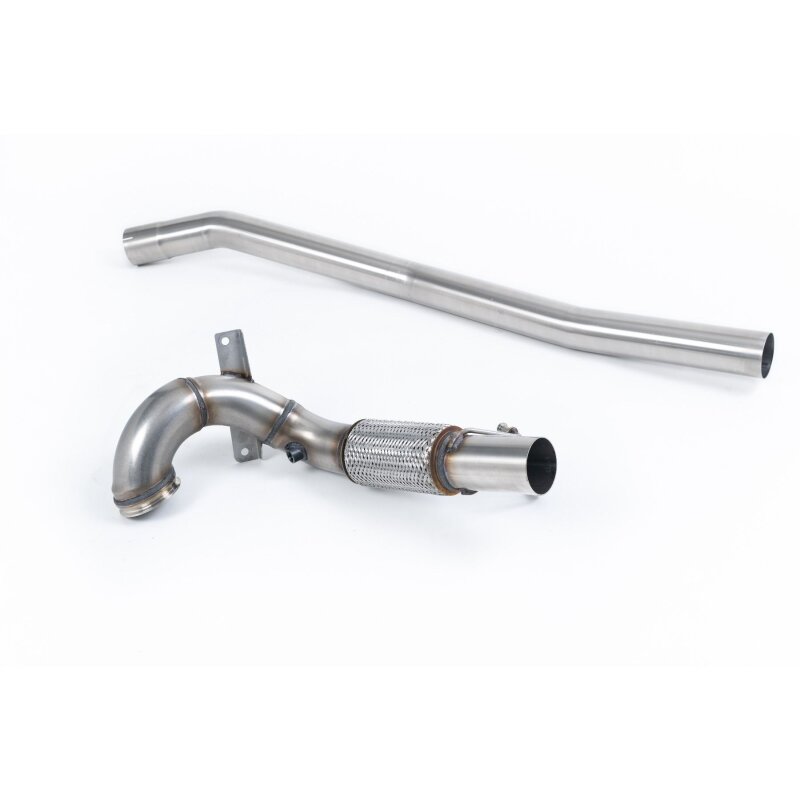 Milltek Sport Downpipe (ohne Kat) passend für VW Golf MK7 R 2.0 TSI MK7.5 R 80mm