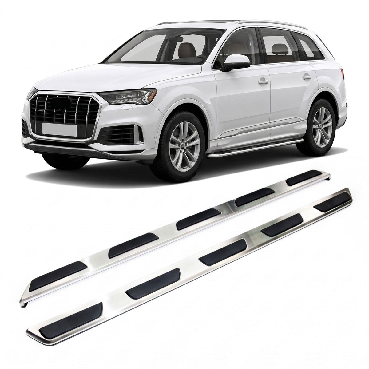 Alu Trittbretter passend für Audi Q7 (4M) 2015-heute