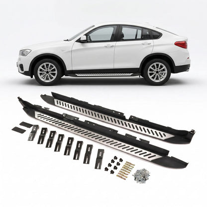 SUV Seitenschweller Set Aluminium passend für BMW X4 F26 2014-2018