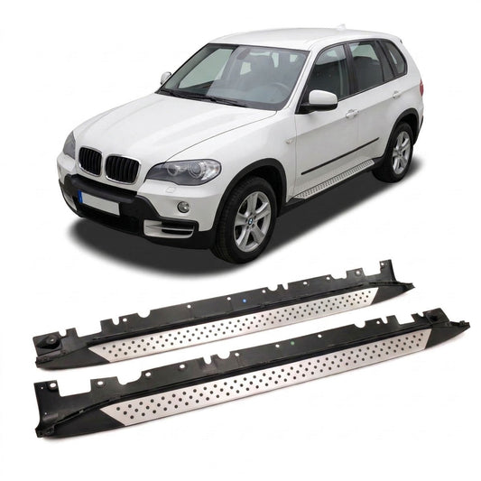 Aluminium SUV Seitenschweller Set passend für BMW X5 E70 2007-2013