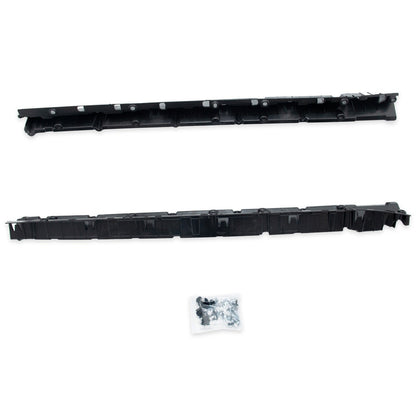 Schwarze Aluminium Seitenschweller Trittbretter passend für BMW X5 (E70) 2007-2013