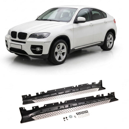 SUV Seitenschweller Set Aluminium passend für BMW X6 E71 2007-2014