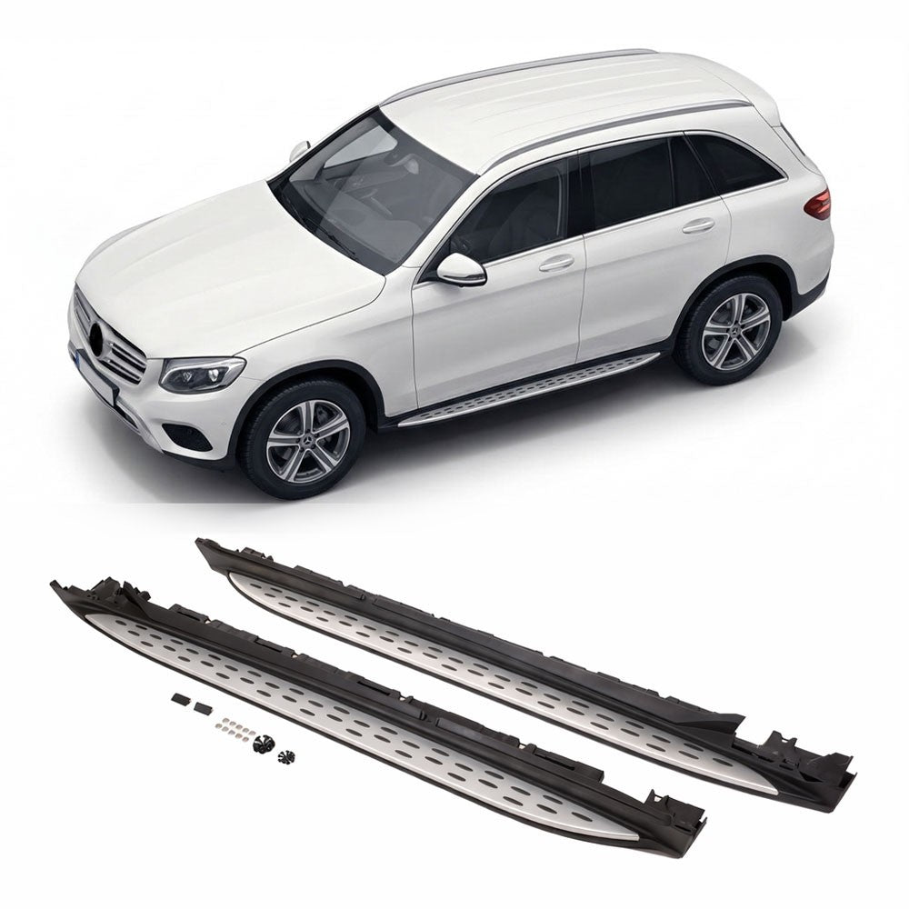 SUV Trittbretter Set Aluminium passend für Mercedes GLC X253 C253 2015-2023