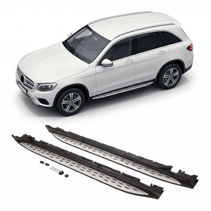 SUV Trittbretter Set Aluminium passend für Mercedes GLC X253 C253 2015-2023