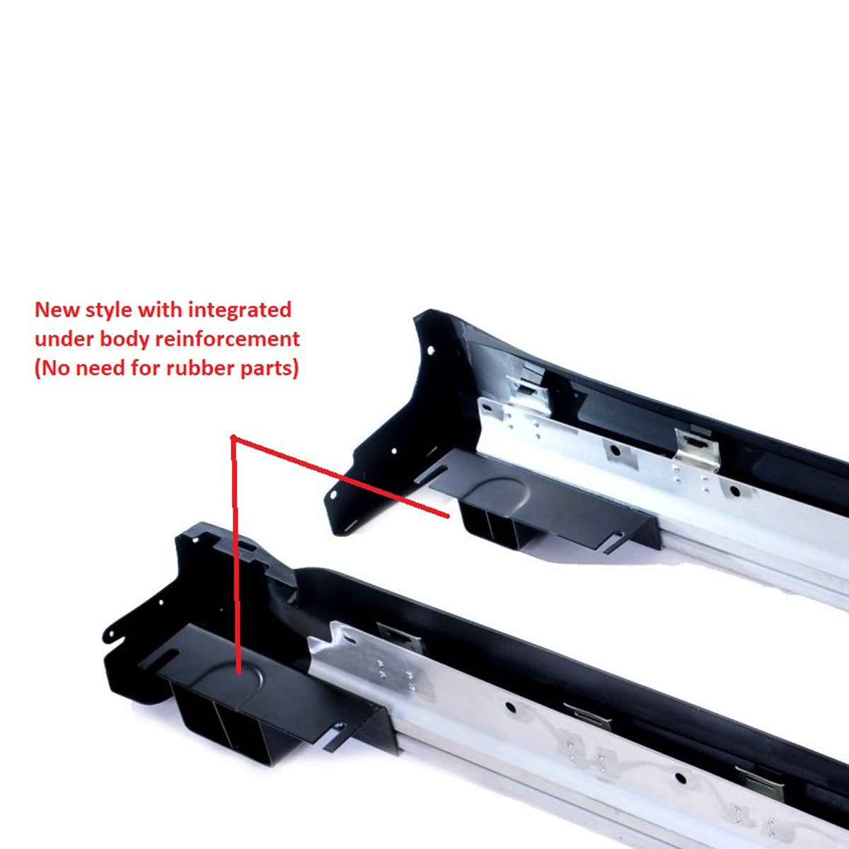 SUV Seitenschweller Set Aluminium passend für Mercedes ML-Klasse W164 2005-2011