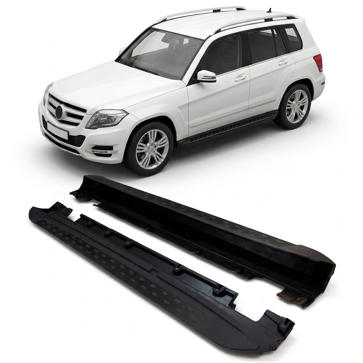 Aluminium Seitenschweller passend für Mercedes GLK-Klasse X204 2008-2015