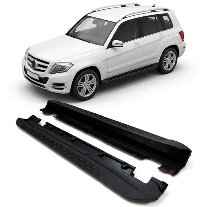 Aluminium Seitenschweller passend für Mercedes GLK-Klasse X204 2008-2015